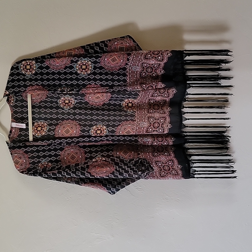 Yahada kimono black tassels